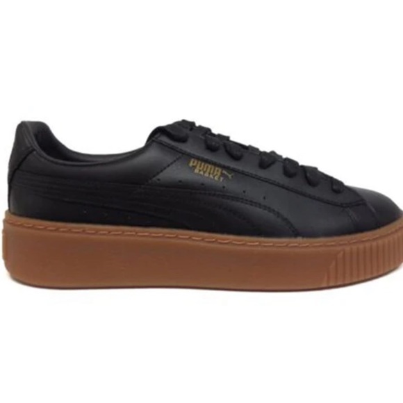 PUMA Basket Platform Core 'Black Gum' 364040-02 womens - Picture 1 of 16